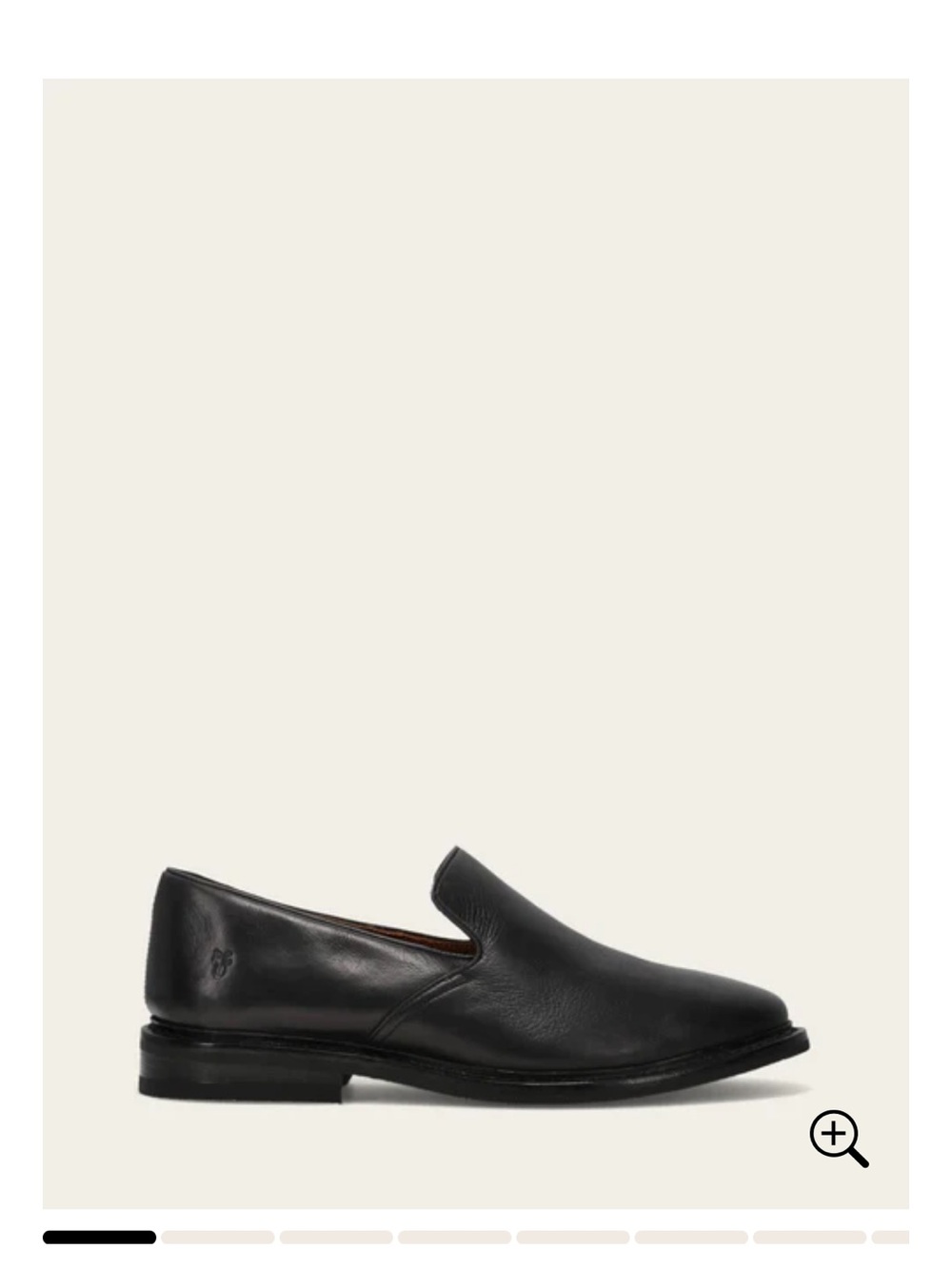 FRYE AND CO. Men's Black Leather Slip-On Loafer - PAUL VENETIAN